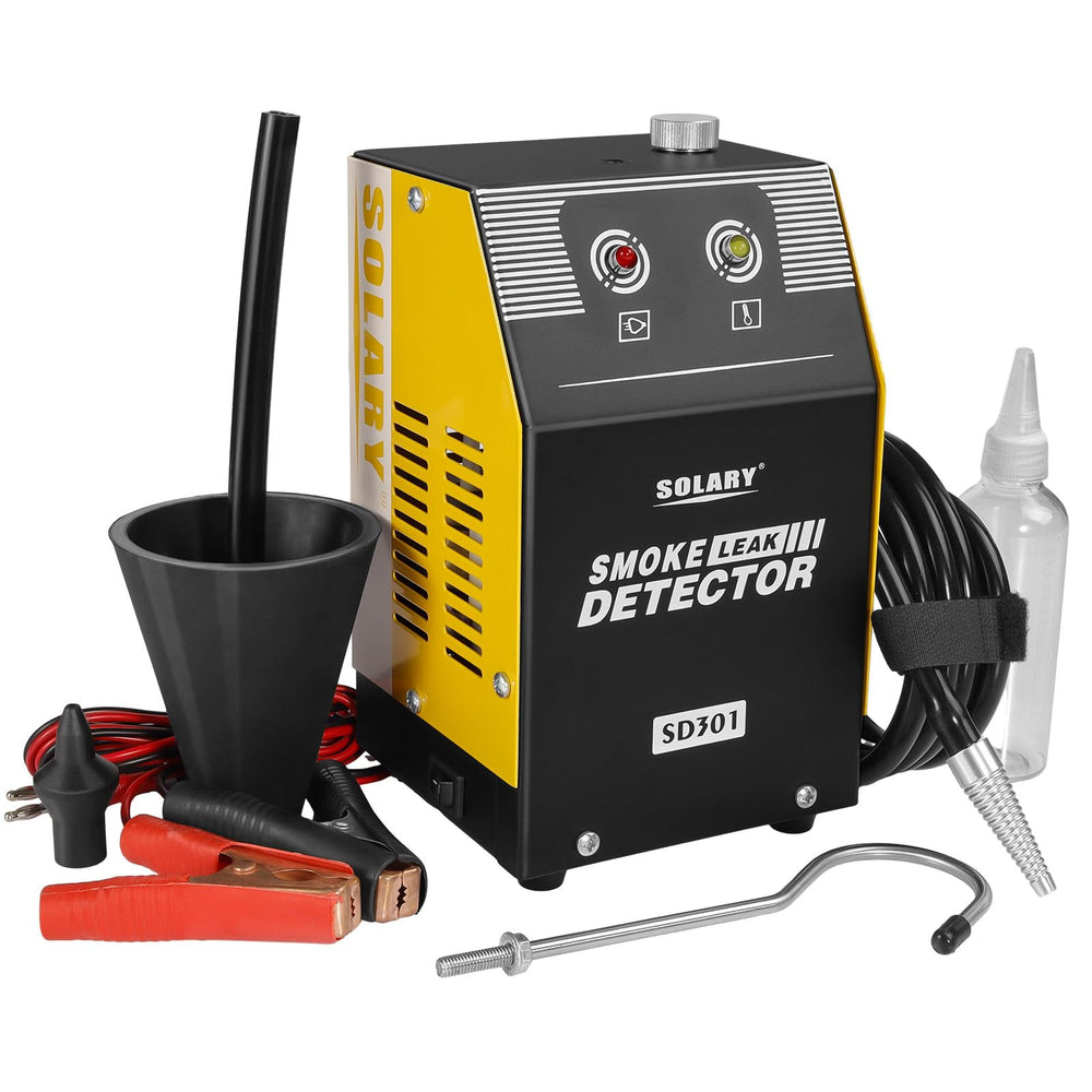 Solary built-in pump enables testing without external air source.