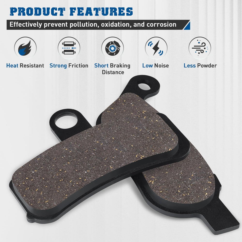 SOLLON front brake pad for Dyna Wide Glide delivers reliable stopping power under heat