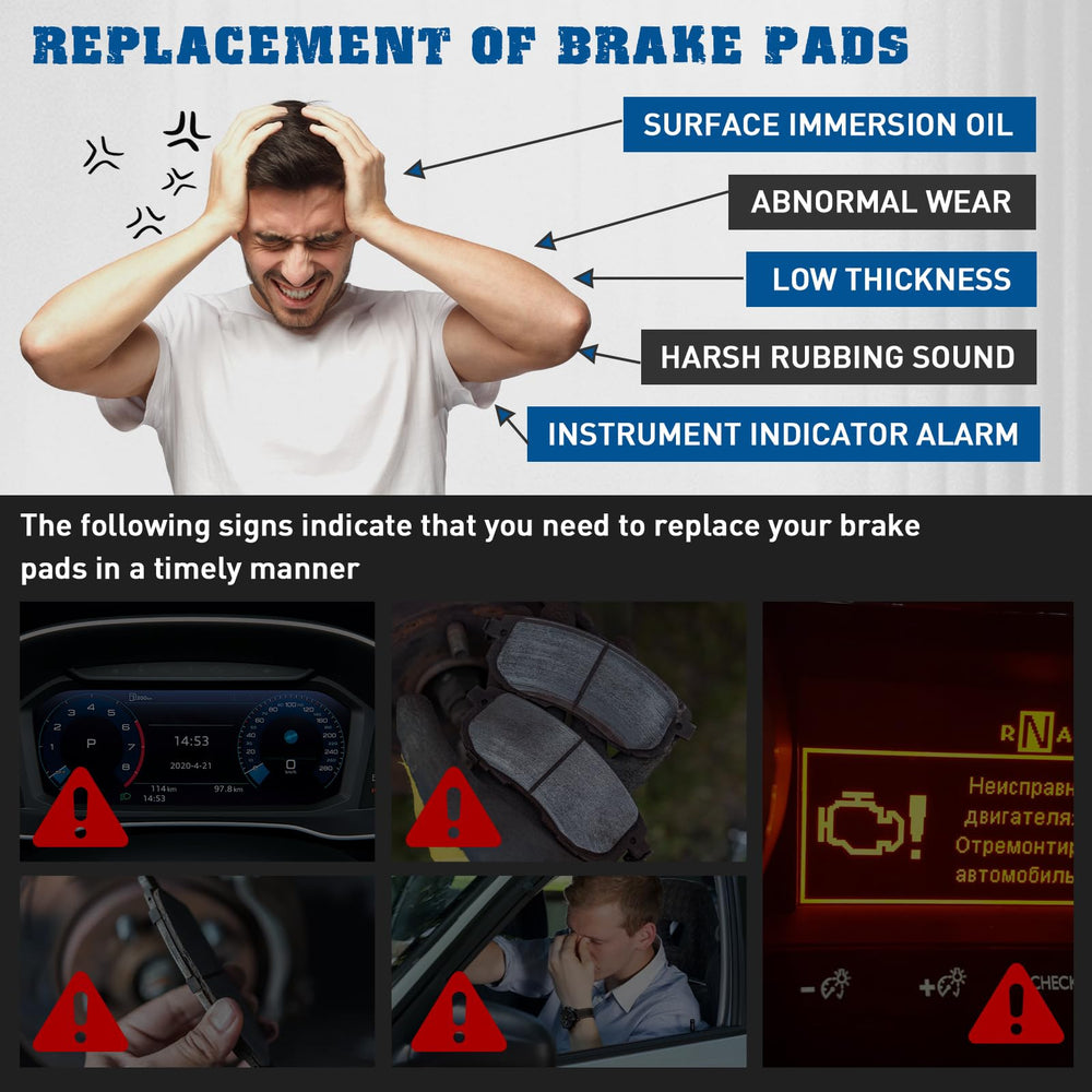 SOLLON semi-metallic brake pad technology for heat resistance and durability