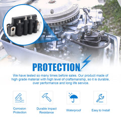 Somusen ignition coil packaging highlights compatibility with 2-175 HP engines