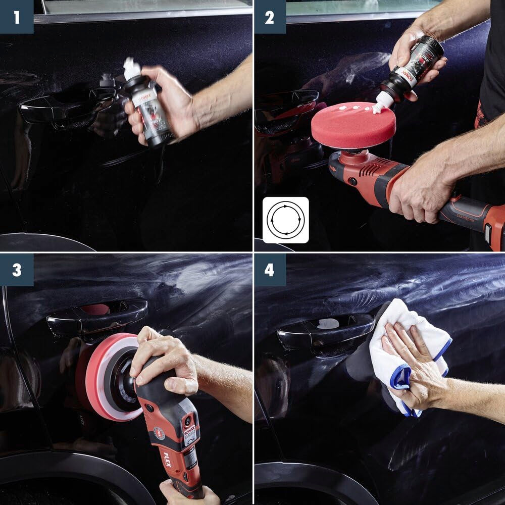 Compatible with rotary and DA polishers for versatile use with CutMax