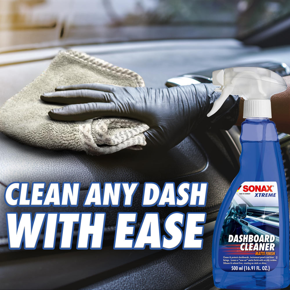 500 ml bottle ensures long-term protection and frequent use across interior surfaces.