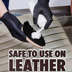 SONAX Textile & Leather Brush used on Alcantara surfaces in cars