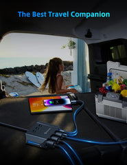 SONRU fast charging ready devices like GPS and phones in-use.