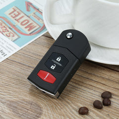 Soovgle key fob remote keyblade assembly close-up for Mazda