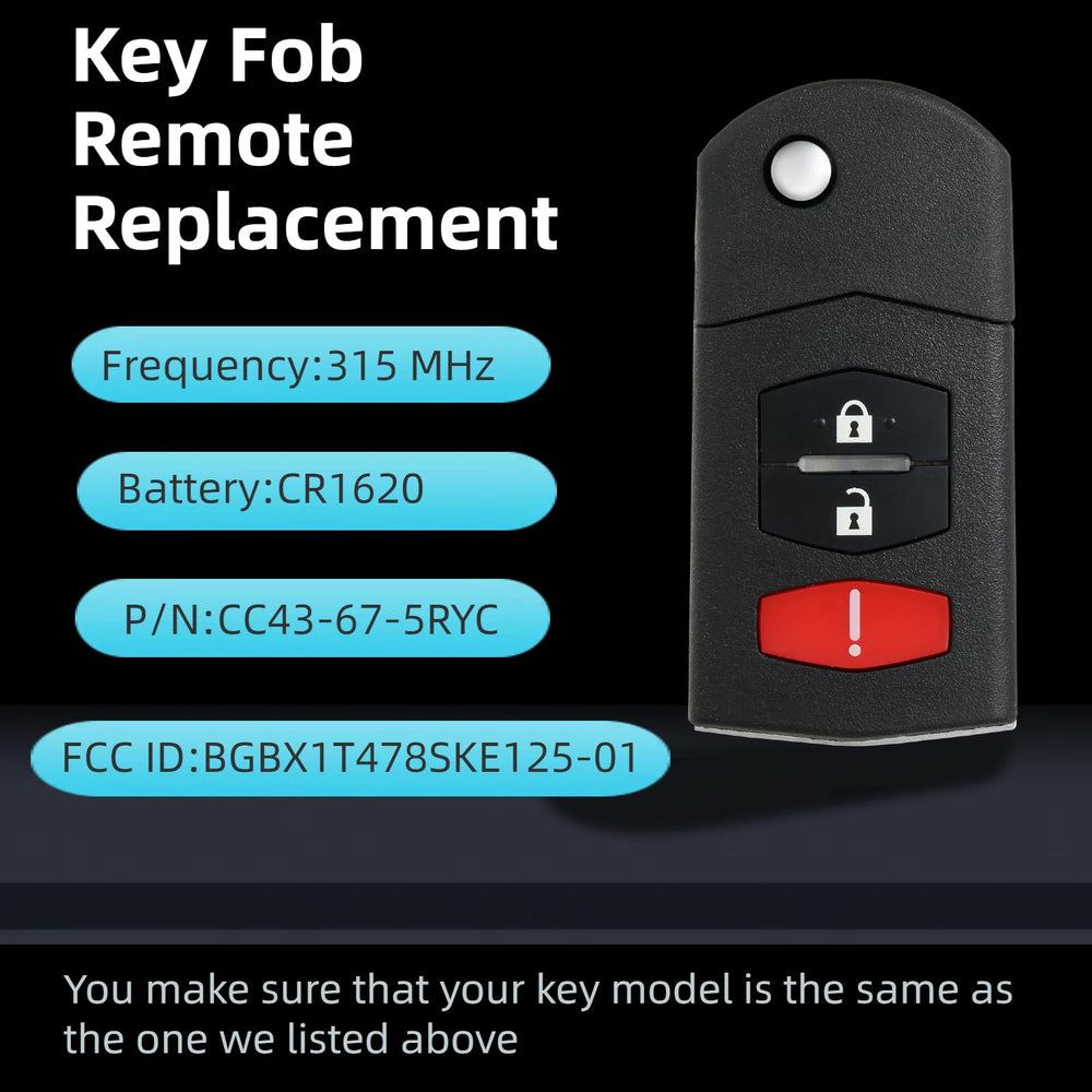 Soovgle key fob remote packaged ready for replacement