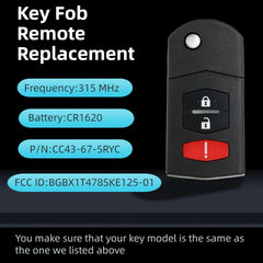 Soovgle key fob remote packaged ready for replacement