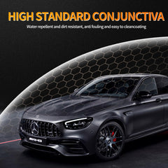 SOPAMI Protective coating forming long lasting gloss on car paint.