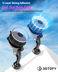 SOTOFY Starlink Mini triple-layer suction for strong hold.