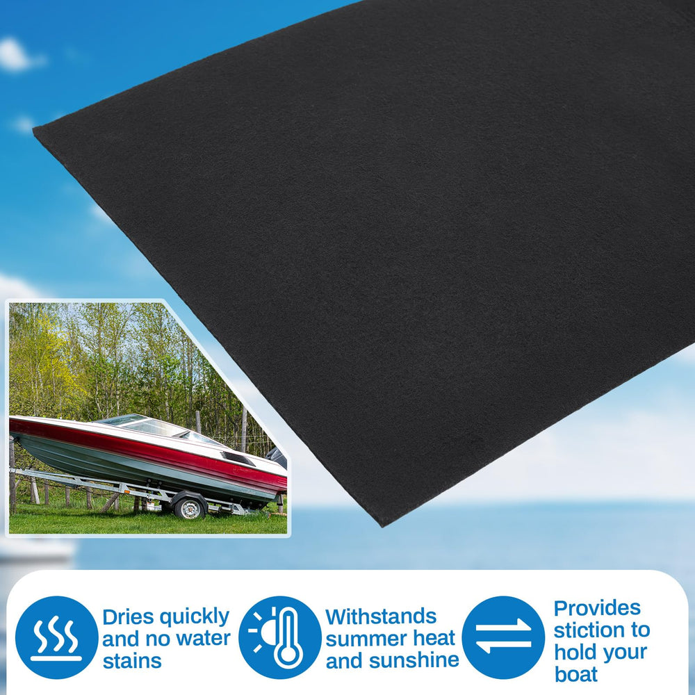 Soulchen bunk carpet can be cut to fit trailer beds