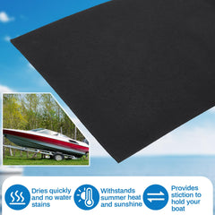 Soulchen bunk carpet can be cut to fit trailer beds