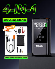 Soulor CYD24 heavy-duty jumper cables included for reliability.
