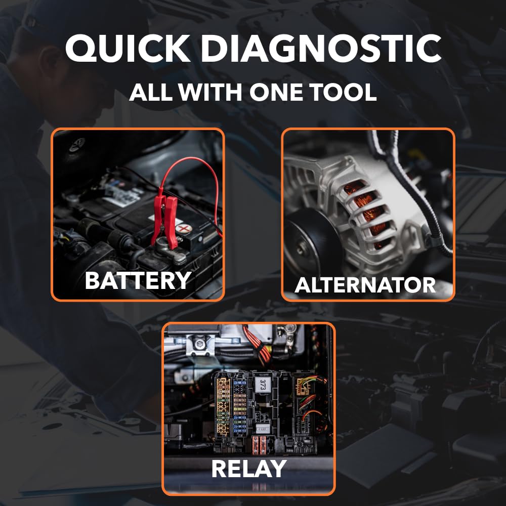 Sound Troubleshooting battery and alternator health check confirming charging performance
