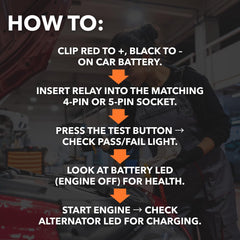 Sound Troubleshooting compact durable tester fitting in a toolkit for roadside diagnostics