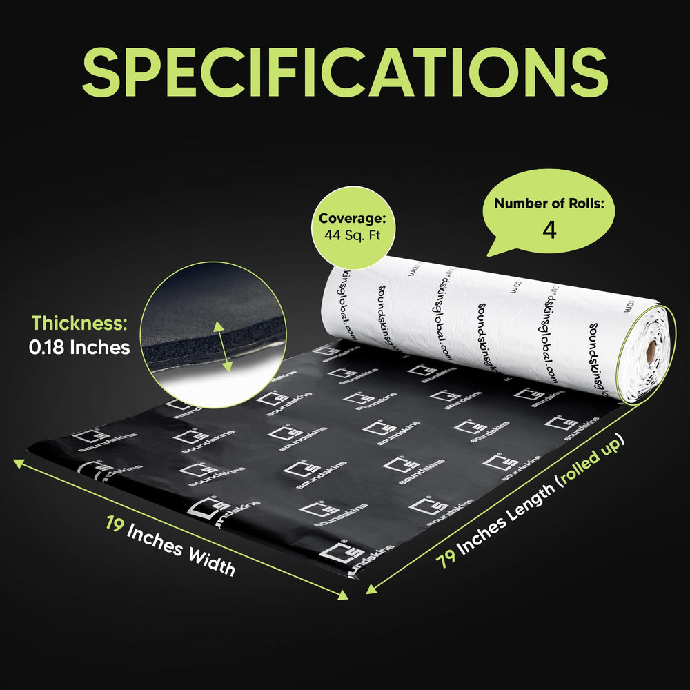 SoundSkins SSK-SSPRO-1 cabin insulation enhances all-season comfort.
