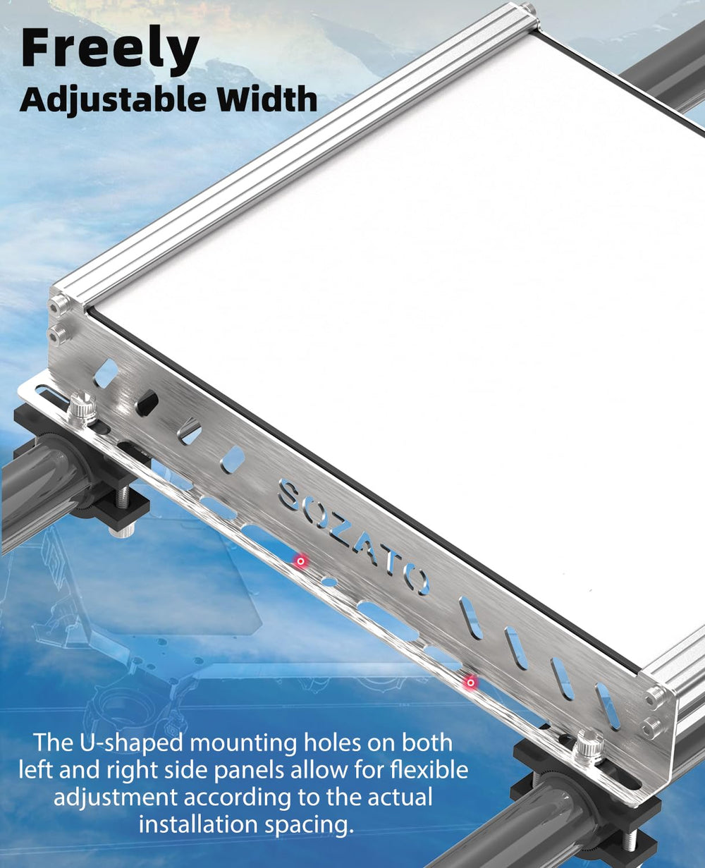 SOZATO Starlink Mini Mount U-slot compatibility enables secure fit without drilling