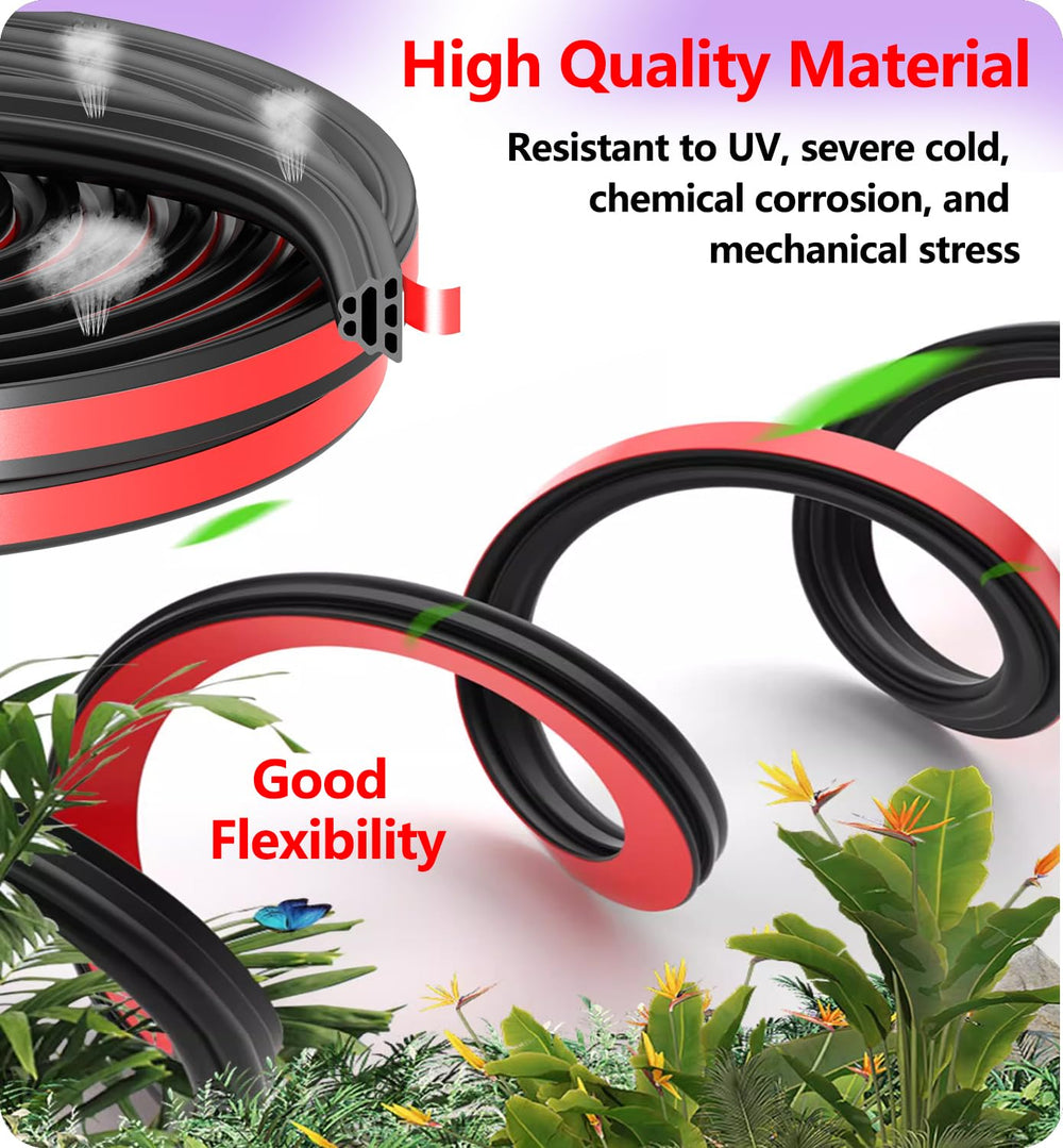 SOZATO universal-fit weatherstrips protect doors, trunks, and hoods on most vehicles.