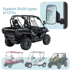SPAUTO UTV mirrors break-away feature helps prevent damage on impact