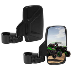 SPAUTO UTV side mirrors wide-view lens for enhanced rear visibility
