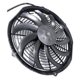 SPAL 30101522 12-inch fan puller with curved blades boosts cooling in tight engine bays.