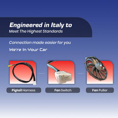 SPAL professional-grade reliability trusted by OEMs and motorsports.
