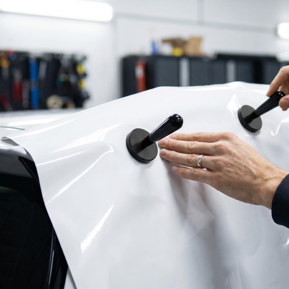 Spanno car wrap tool kit supports full or partial wraps and film work