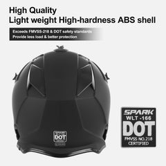 SPARK face mask included for dust protection during rides