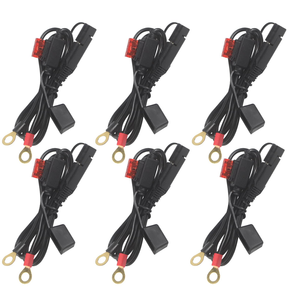 SPARKING SAE to O-ring terminal harness 2ft for easy battery charging extension.