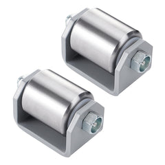 SPARKWHIZ 2in weld-on roller front view for smooth towing and easy maintenance.