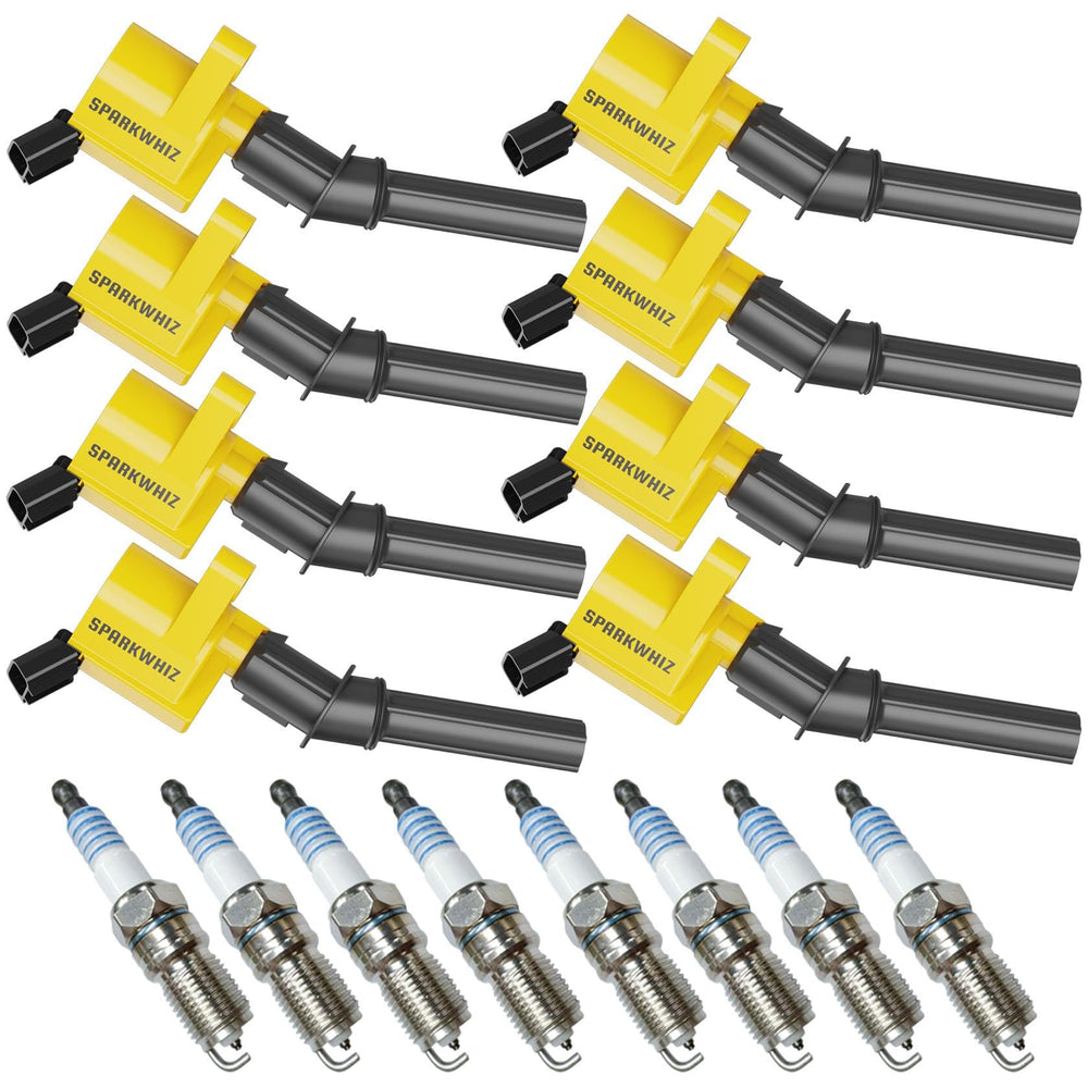 SparkWhiz DG508 ignition coils pack ready for Ford engine installation.