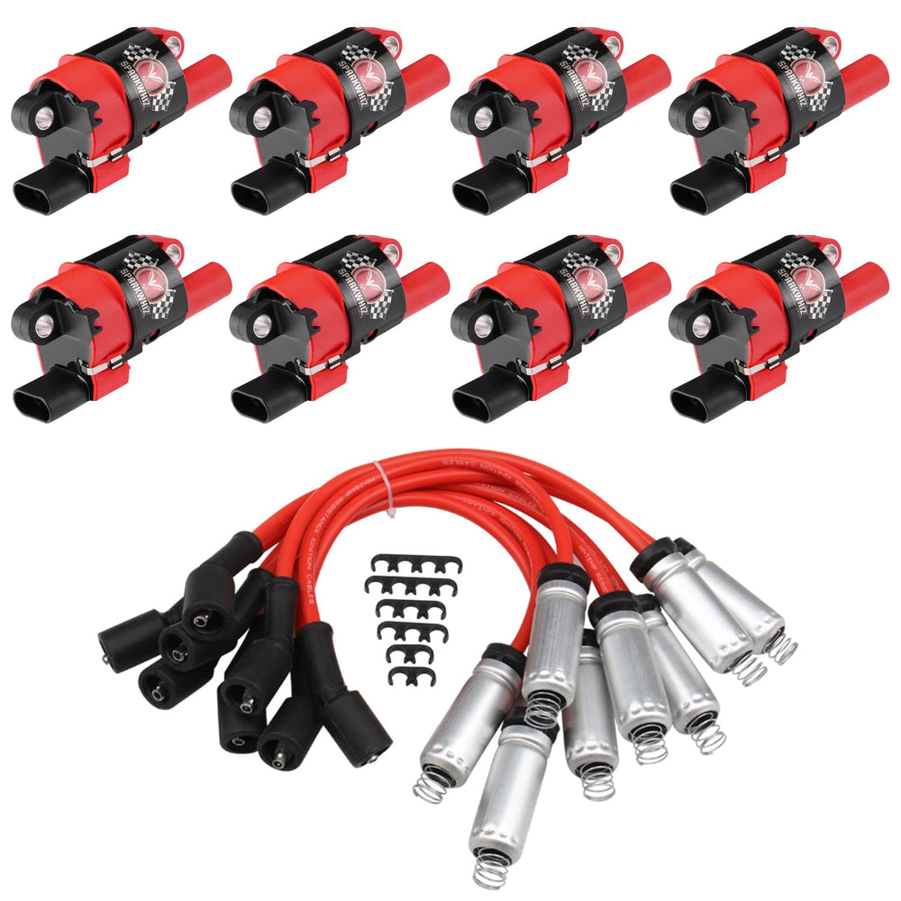 Sparkwhiz UF414 round ignition coil front view supports easy installation