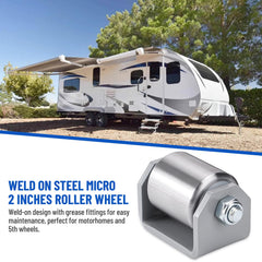 SparkWhiz roller uses ball bearings for smooth, long-lasting operation.