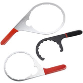 SPARKWHIZ 4-6 inch fuel filter wrench with secure grip for tough removal.