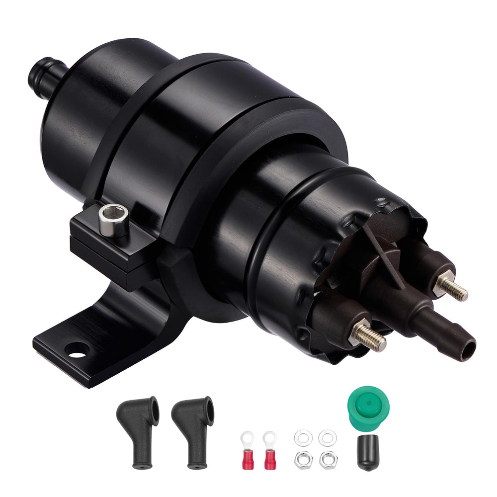 SPBREW external inline fuel pump for high-flow EFI applications