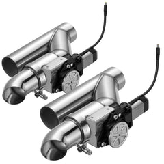 SPELAB Dual Electric Exhaust Cutout front view for versatile tuning.