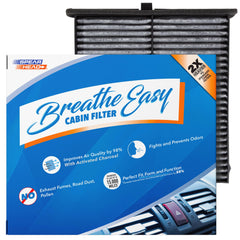 Spearhead Breathe Easy cabin filter front view with carbon layer.