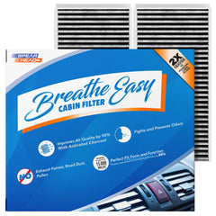 SPEARHEAD Breathe Easy cabin filter improves interior air quality for a fresher ride.