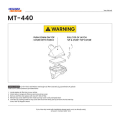 SPEARHEAD Max Thrust air filter durable design resists wear