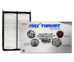 Spearhead Max Thrust engine air filter closeup highlighting Hex-D pleats for better dirt capture