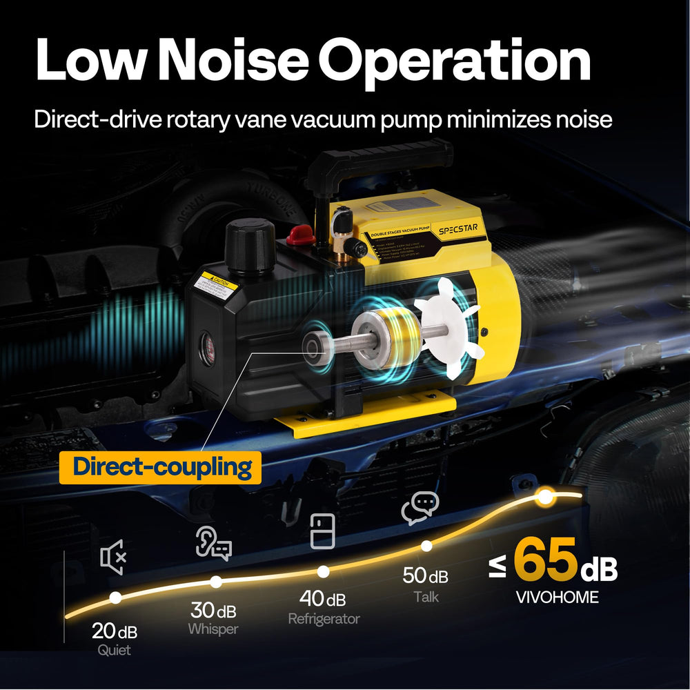 SPECSTAR drain valve layout highlights fast evacuation and thorough pumping