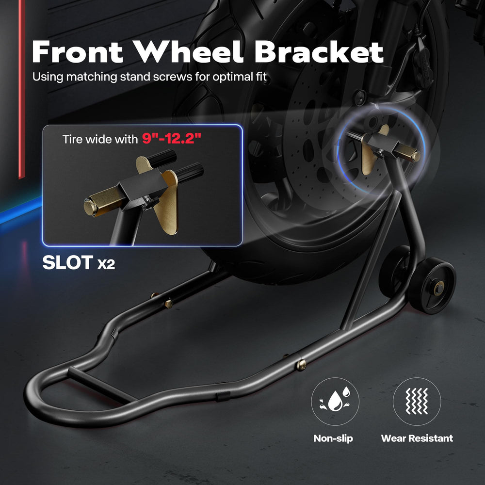 SPECSTAR four rolling wheels enable easy garage maneuvering