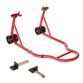 SPECSTAR motorcycle stand rear-wheel lift provides stable maintenance support.