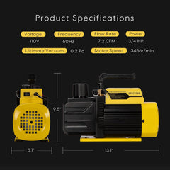 SPECSTAR ideal for refrigeration, HVAC repair, and resin degassing tasks.