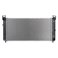 Spectra Premium CU2423 radiator front view showing OE fit and cooling efficiency.