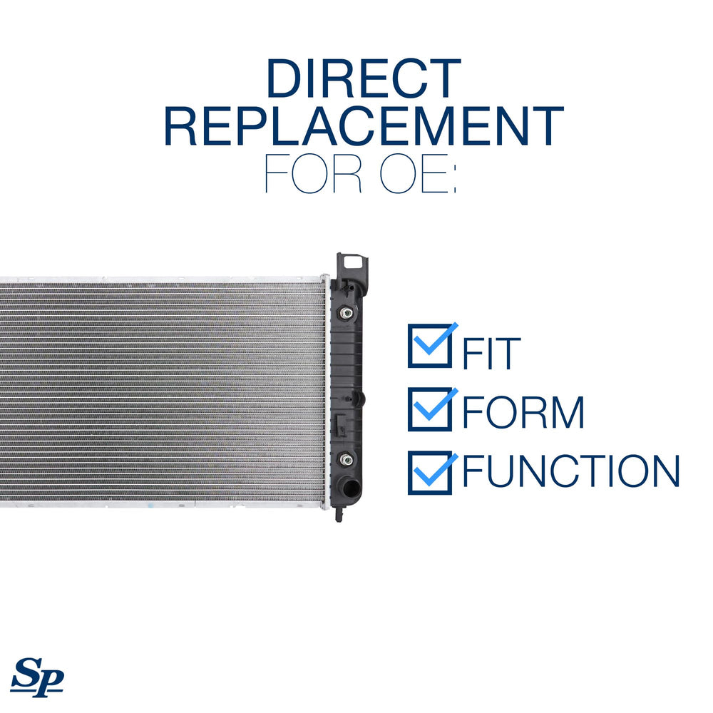 Radiator mounted on Silverado demonstrates drop-in fit and quiet operation.
