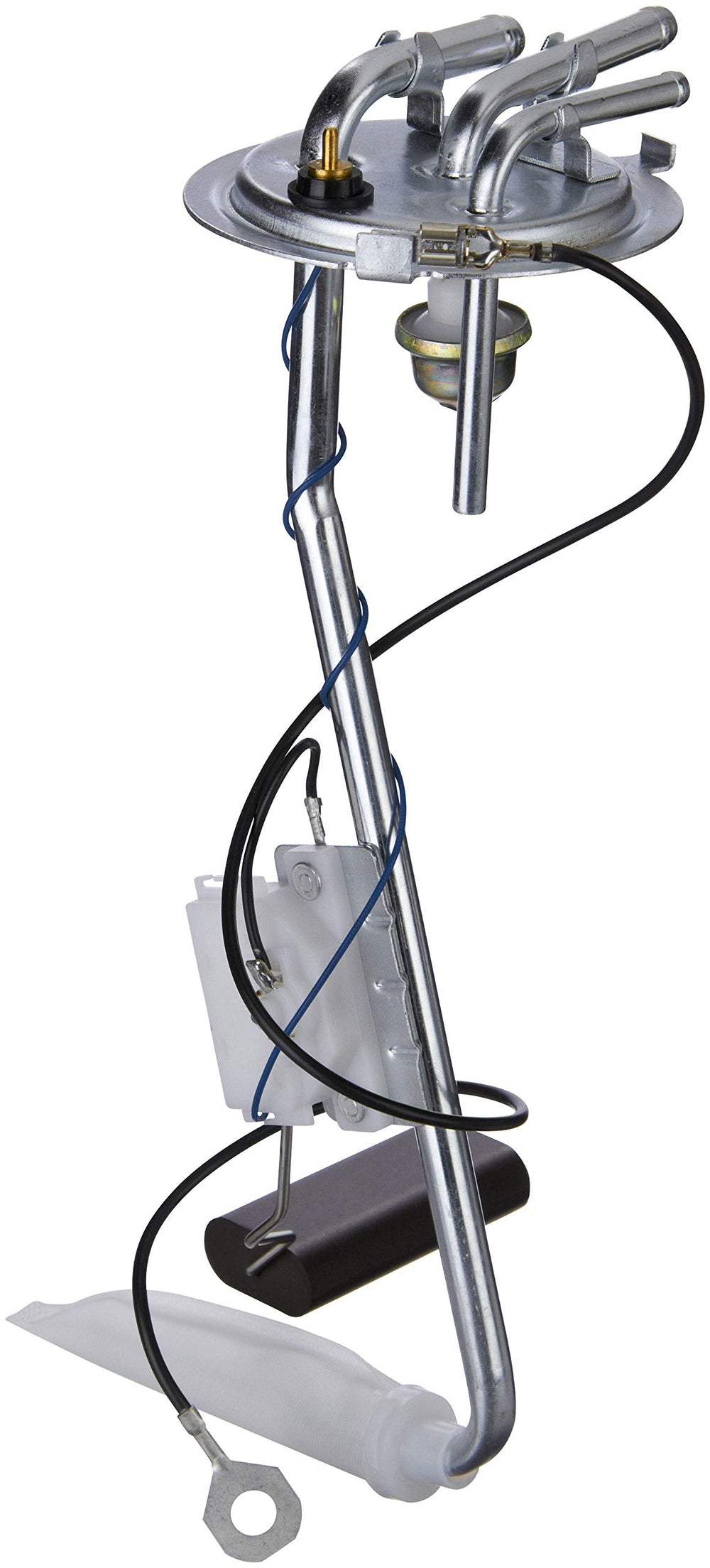 Spectra Premium FG05F fuel sending unit assembly with OE-ready connections for GM vehicles.