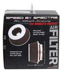 Spectre view of base and top dimensions indicating airflow compatibility.