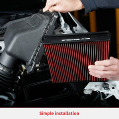 Spectre Performance 4806 packaging showcases flame retardant, durable filter materials.