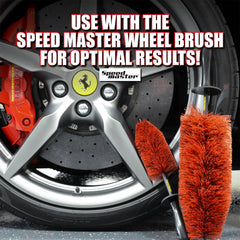 Speed Master Mini Wheel Brush versatile for engine bays and wheels