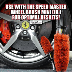 Speed Master Wheel Brush suitable for all wheel types during cleaning and maintenance.